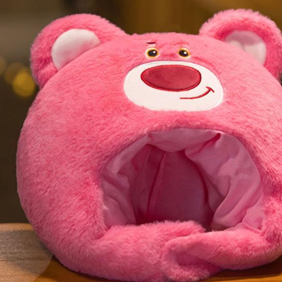 Bär Plüsch Hut PP Baumwolle gefüllt elastisch weich warm Winter Cosplay Tierform