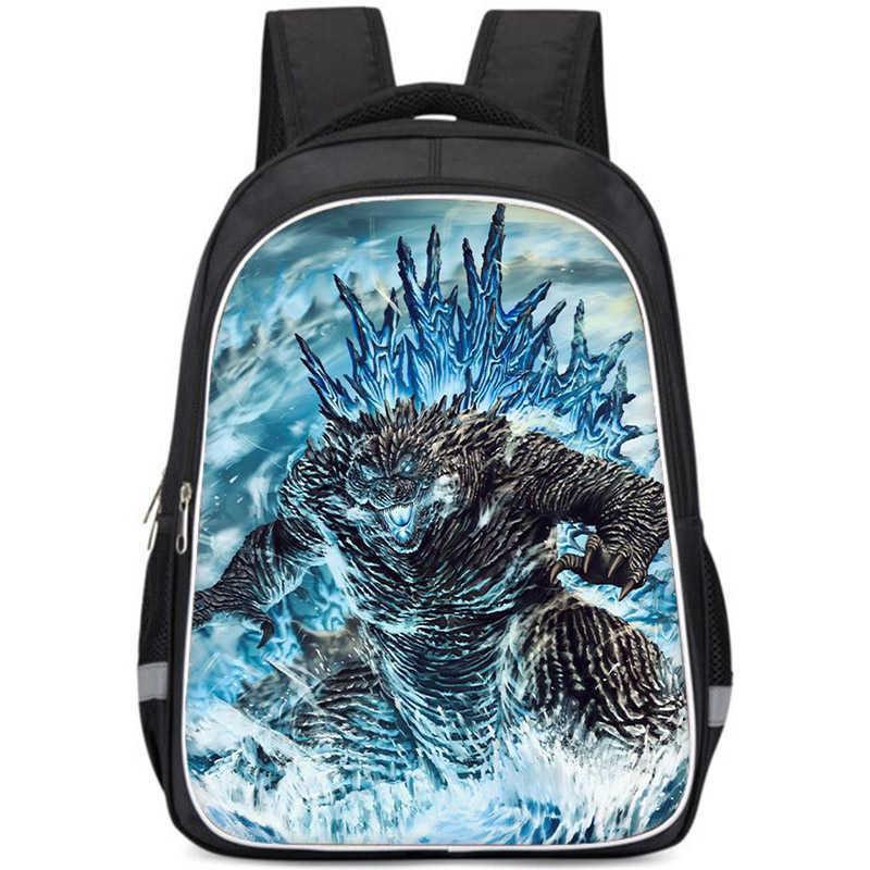 Large Capacity Lightweight 3d Godzilla Backpack For Kids Perfect For School