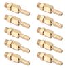 ABFS 200Pcs 1/8 Inch DN6 Brass Gushing Spray Water Fountain Nozzles Universal Water Curtain Nozzle Landscape
