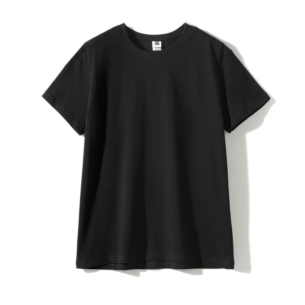 T-shirt da Uomo Girocollo Manica Corta 180g Cotone - Colore Unico Bianca per Stampa Logo Fai-da-te