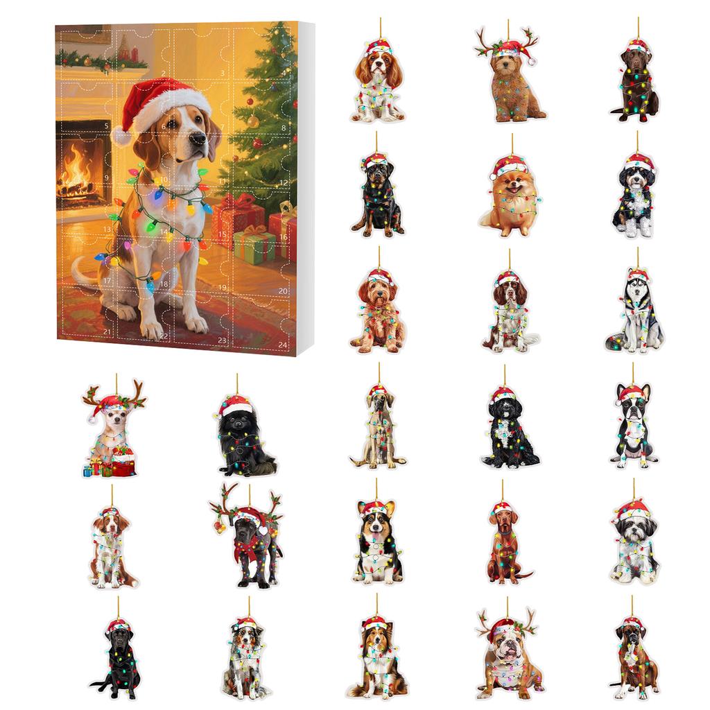 Adventní kalendář obsahuje 24 dárků, adventní kalendář pro panenky s roztomilými figurkami, odpočítávací kalendář s hračkami s překvapením, sběratelské figurky dárek pro děti