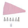 EVA Piping Bag Stainless Steel Cream Pastry Nozzle Durable Cake Decorating Kit  Home Kitchen Baking