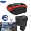 For Toyota Yaris Armrest Box For Toyota Yaris hybrid Car Armrest Center Storage Box Interior details Retrofit parts 2015-2023