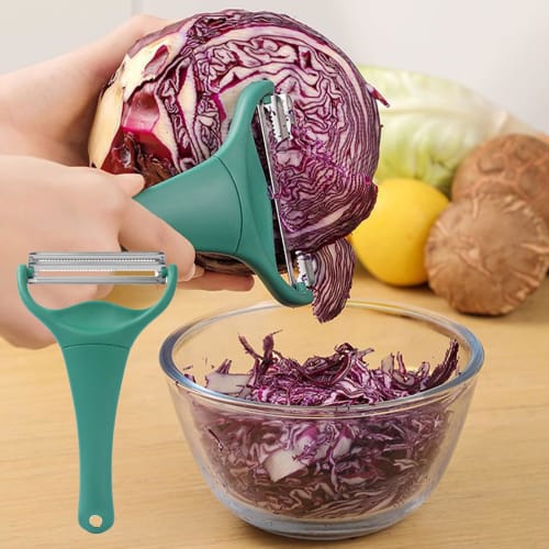 AUTAKI Peeler MAX, 2-Blade, Sharp, Time-Saving Peeler, Cabbage Peeler, Julienne Peeler, Dual-Blade Kitchen Utensil, Popular Kitchen Utensil, Perfect F