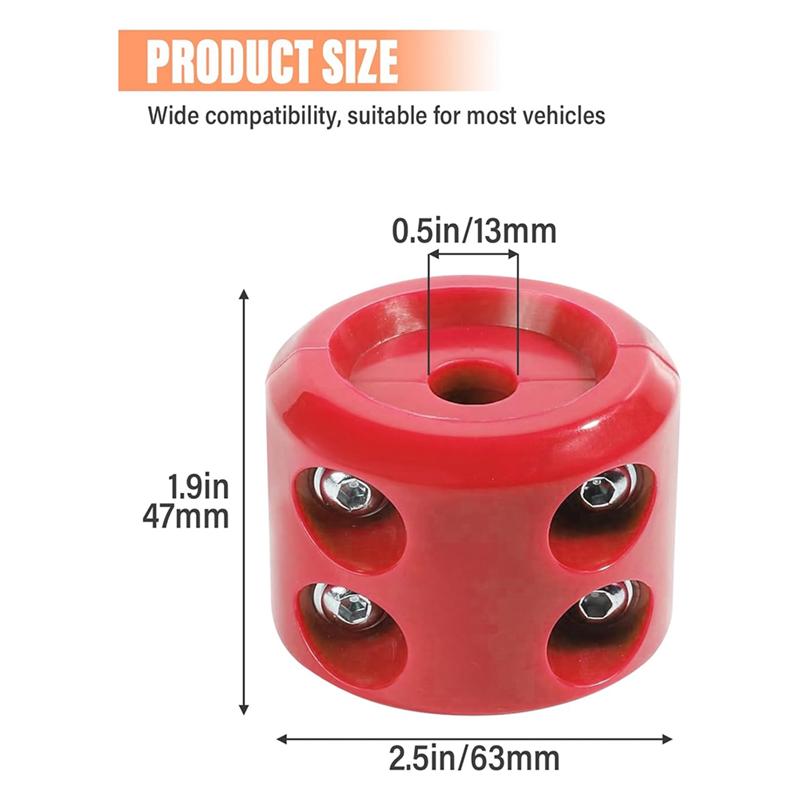 Winch Stopper Rubber Winch Stopper Winch Cable Saver Hook With Hex Wrench,Car Accessories Winch Rope