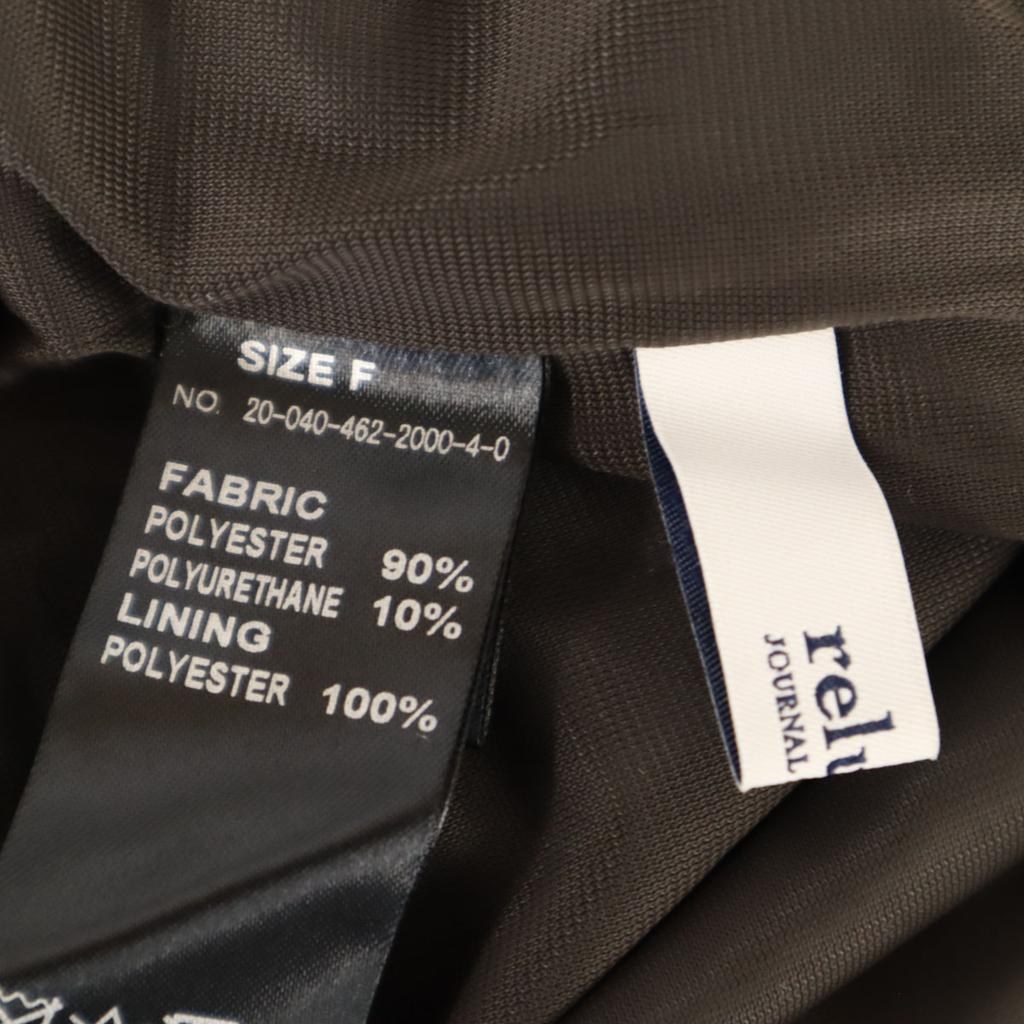 Relume JOURNAL STANDARD Velor-like Cami One Piece F Gray Women Used