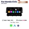 8Core 8+256G Car Radio Android Multimedia Player For Honda Civic 10 FC FK 2015-2020 GPS BT Audio Stereo Auto Intelligent Systems