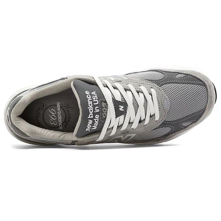 New Balance  993 Made In USA Grey Women Sneakers White WR993GL