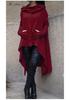 Felpa con Cappuccio da Donna Pulli Con Cappuccio Asimmetrico Lungo e Design Accogliente del Maglione