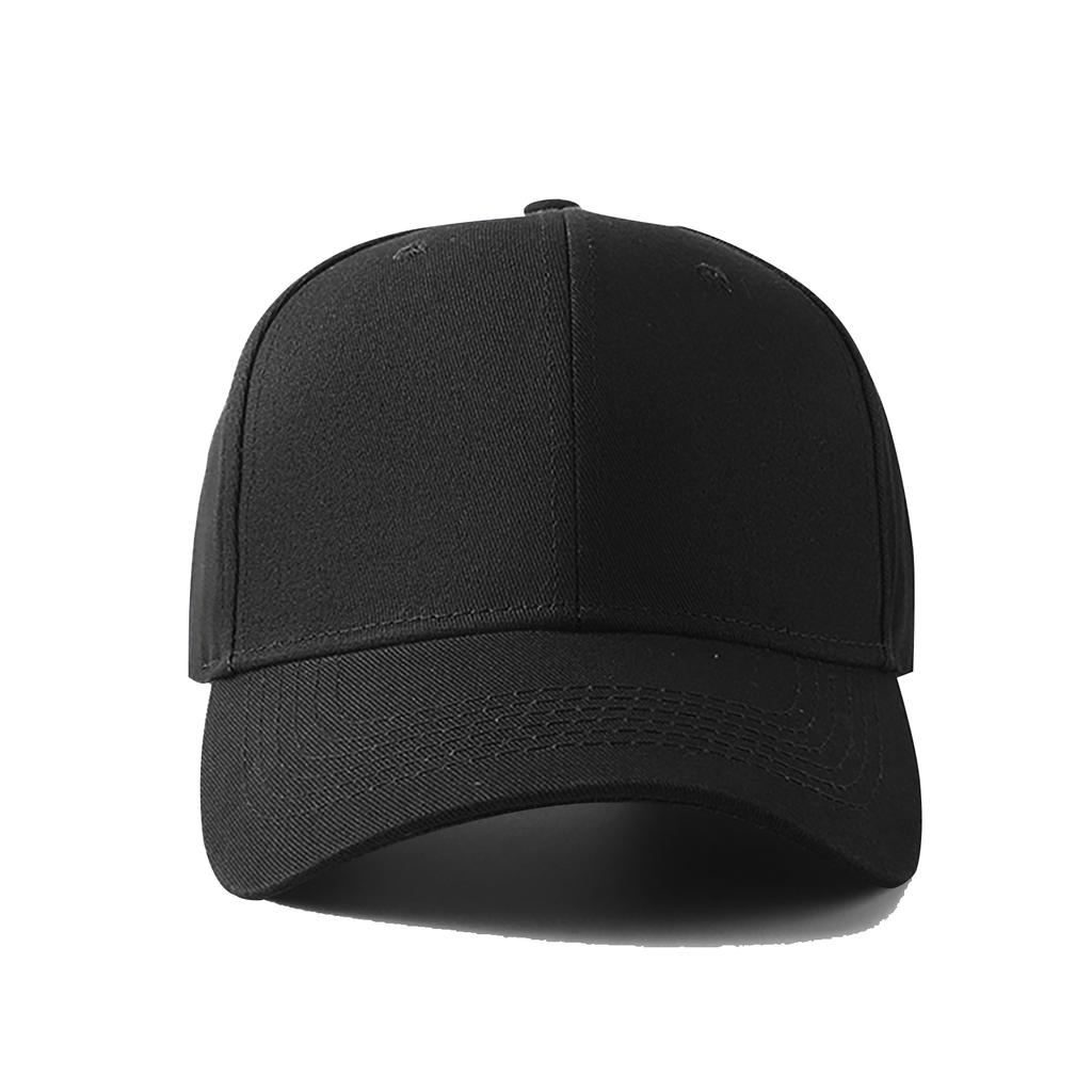 Classic Unisex Plain Baseball Cap with Adjustable Metal Buckle Closure, 100% Cotton and Multiple Colors Available