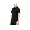 Under Armour Casual Sports Breathable Solid Color Short Sleeve Polo Shirt Women Tops Black 21500543-001