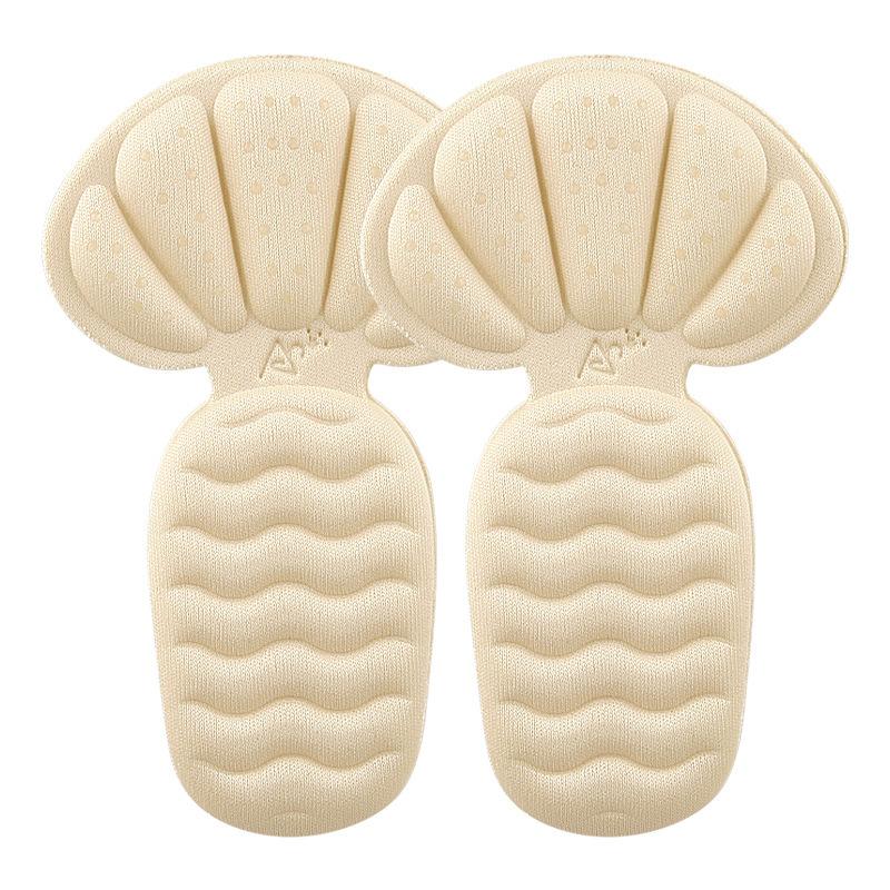 

New T-shaped Horizontal Strip Dispensing, Heel Sticker, High Heels, Pointed Shoes, Anti-heel Pad, Anti-wear Foot Half-size Pad бежевий