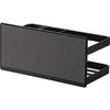 Yamazaki Magnetic Sponge & Bottle Rack, Black, Approx. W16.5 x D8.5 x H8cm, Tower Sponge Rack, Floating Storage, 3338
