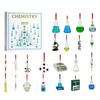 2D Acrylic Christmas Chemistry Advent Seasonal Decor 24 Days Advent Countdown Calendar New Year Ornaments For Home Decorators