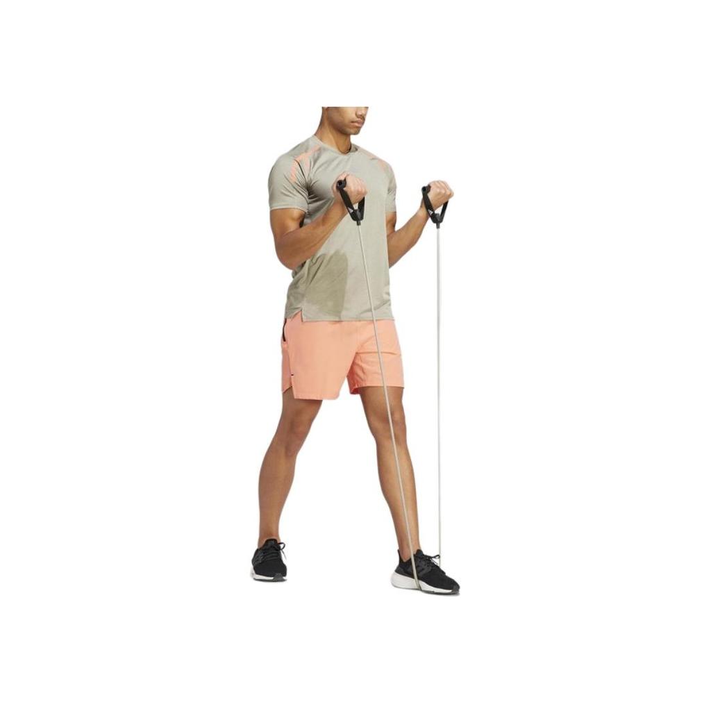 Adidas Teach Not Preach Quick-Dry Comfortable Fitness Crew Neck T-Shirt Men Tops Pebble Silver-Gray IC2107