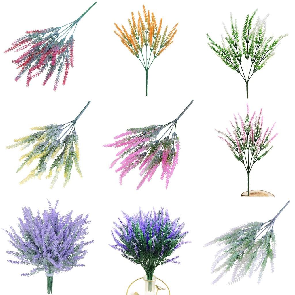 Lavender Flower Artificial Bouquet For Home Decor And Wedding Arrangements