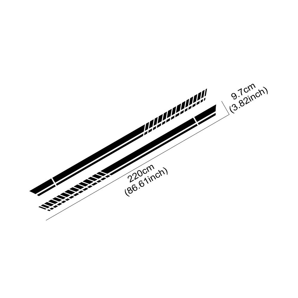 Car Door Side Skirt Stickers Racing Stripes Vinyl Decals Decor Accessories For Volkswagen VW Golf 8 7 5 4 6 MK8 MK7 MK5 MK6 MK4