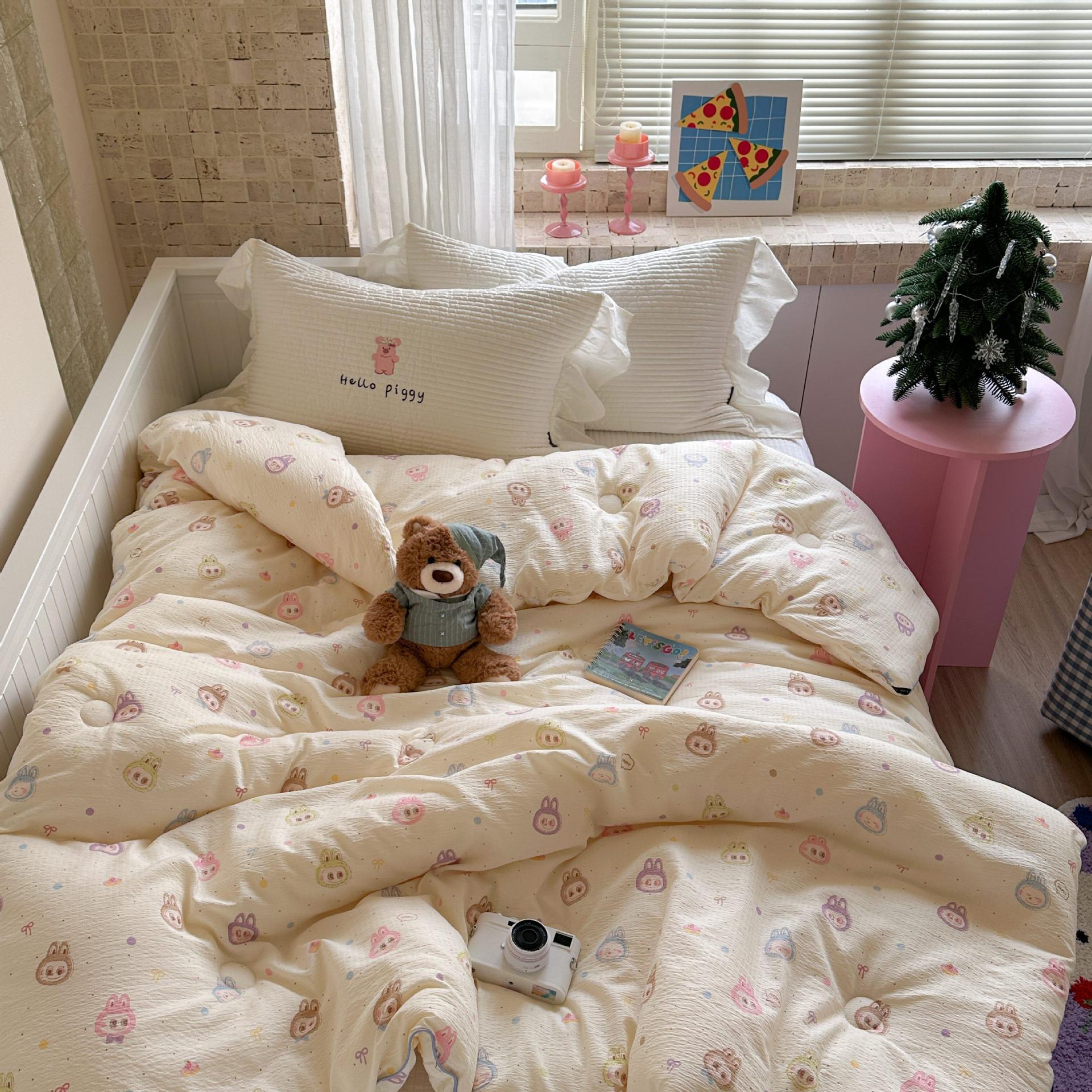 

Всесезонный хлопковый набор для квилтинга: Утепленные Зимние и Легкие Весенне-Осенние Варианты, Односпальные/Двуспальные Размеры, Подарочная Коробка в Комплекте 150*200cm 4.3 Jin Winter Quilt