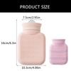 Mini Silicone Hot Water Bottle 300ml With Soft Cover Support Microwave Water Bottle Water Bag For Winter Use