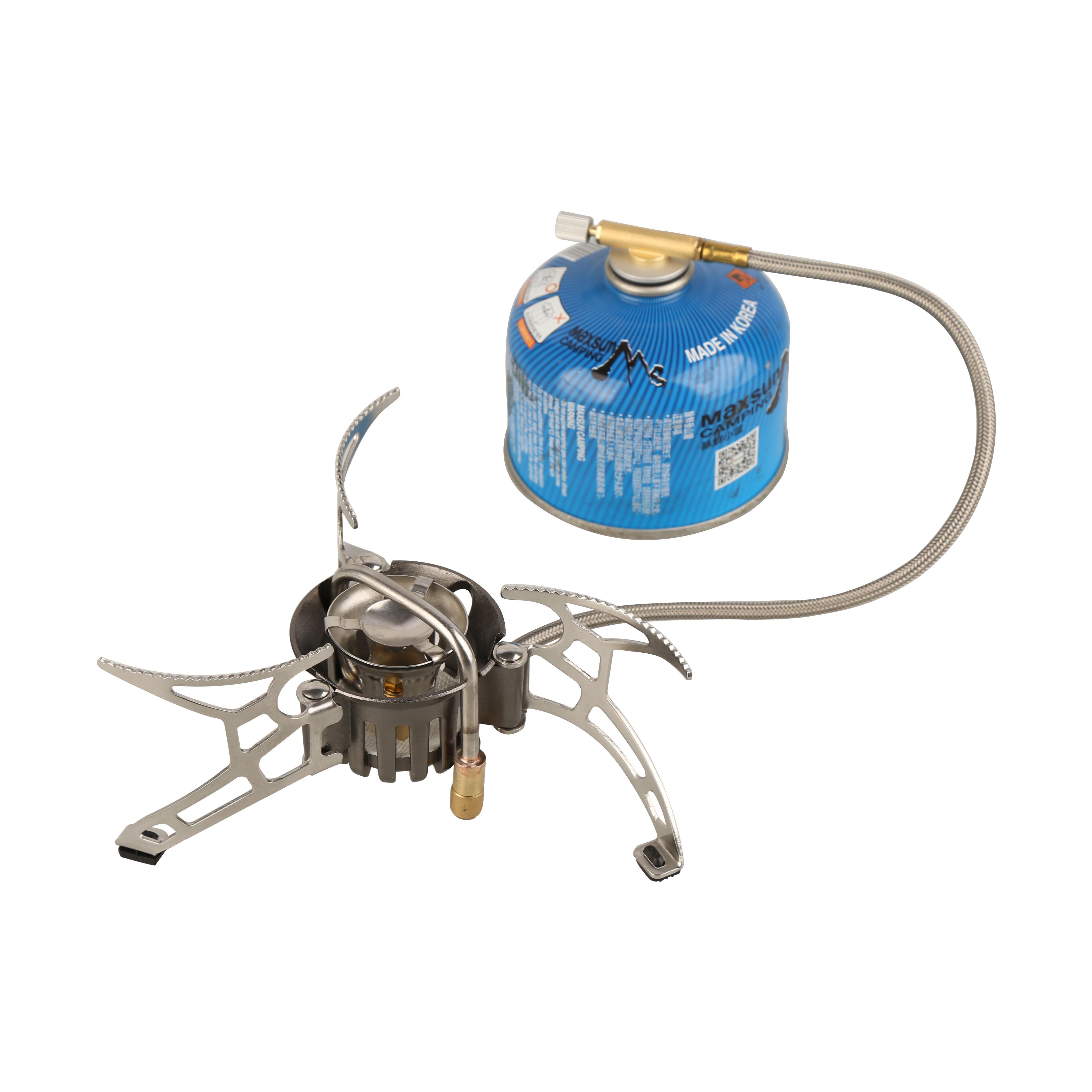 STARCAMP 1000ml Outdoor Solo Backpack Hiking Camping Multifuel Gasoline Petrol Kerosene Gas Stove красный