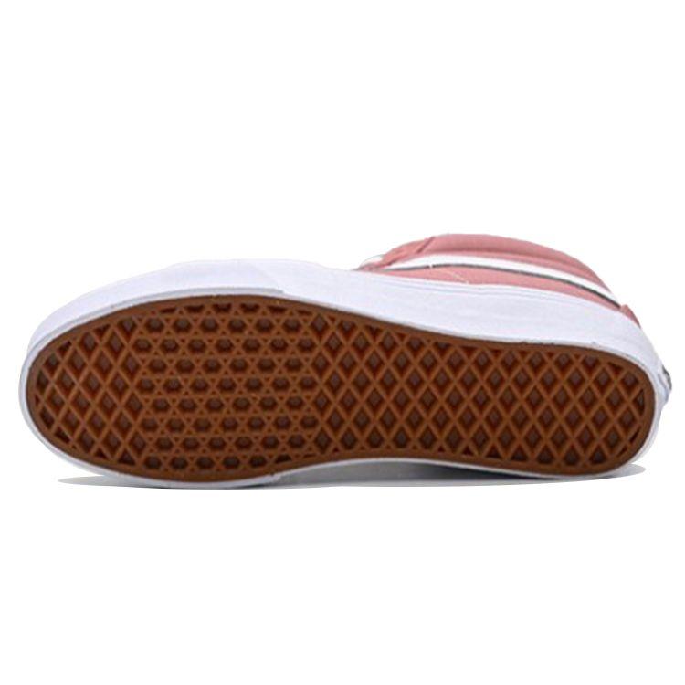 Vans Sk8 Fashion Trend Versatile Mid-Top Skate Shoes Unisex Sneakers Cherry-Blossom-Pink VN0A3WM360D