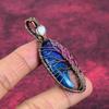 Tree Of Life Rainbow Solar Quartz Druzy Pendant Copper Wire Wrapped Jewelry