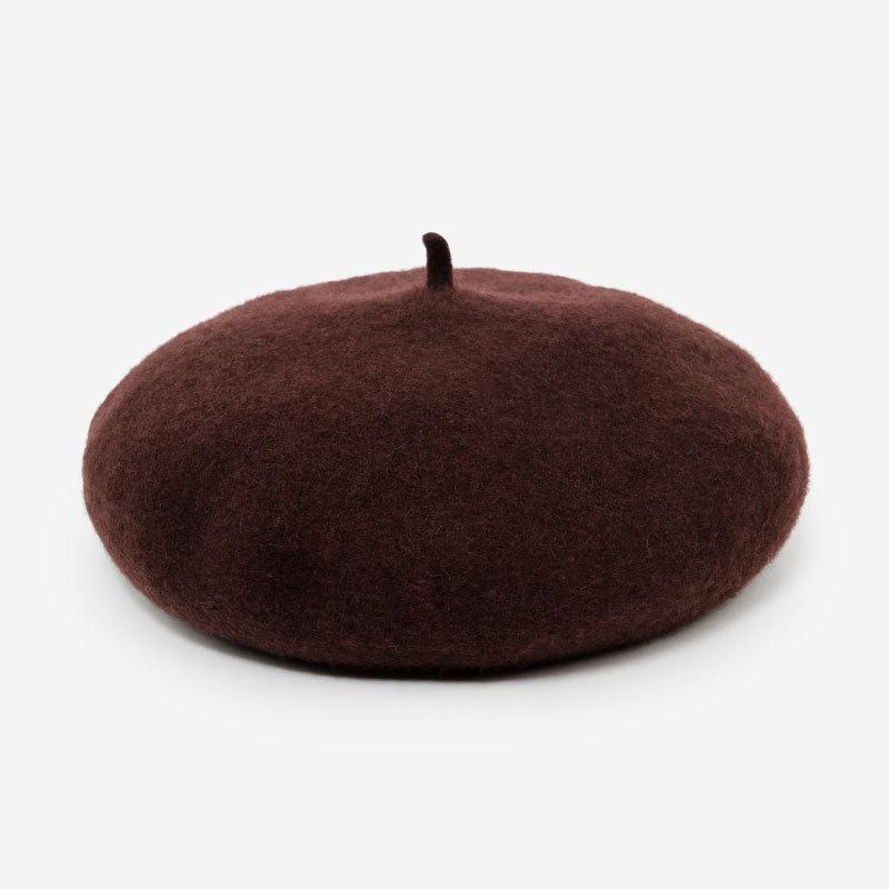 Wool Caps Felt Beret Women British Style Girls Beret Hat Lady Solid Color Winter Hats