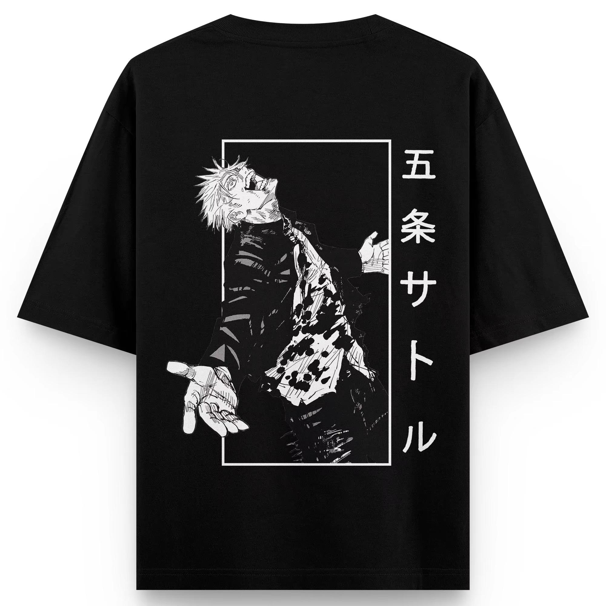 

Jujutsu Kaisen Gojo Satoru Anime T Shirt 2025 Summer New Black Mens Cotton T Shirt Streetwear Casual Otaku Graphic Tee Popular 3XL