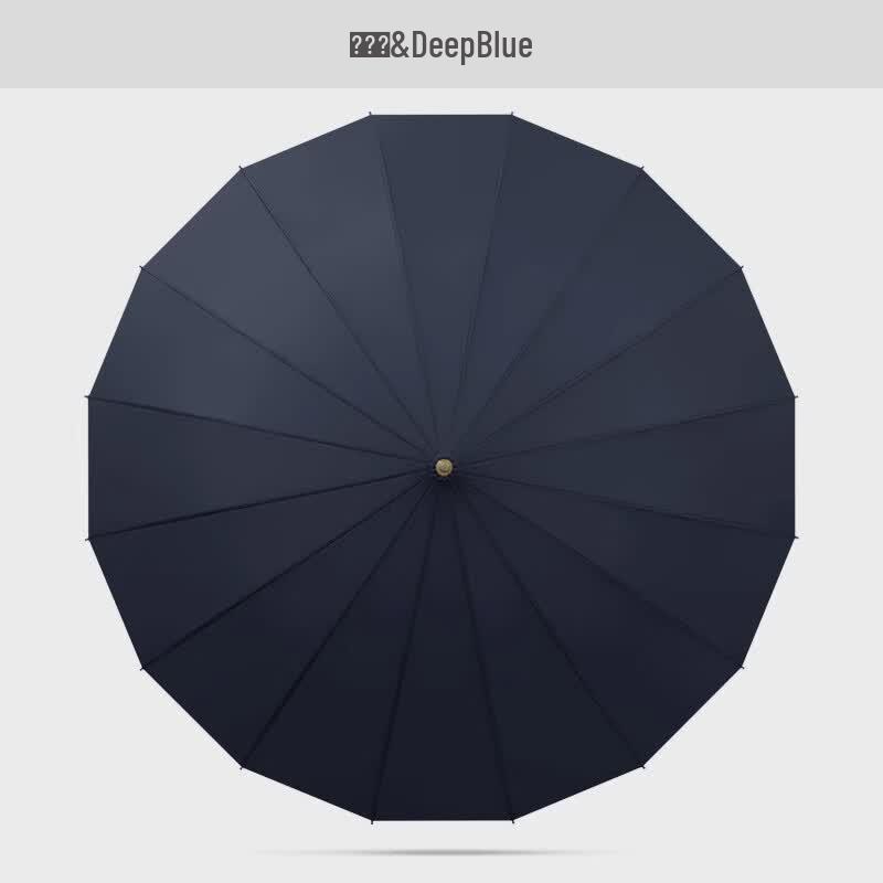 

MAYDU 16-Rib Long Handle Windproof Umbrella