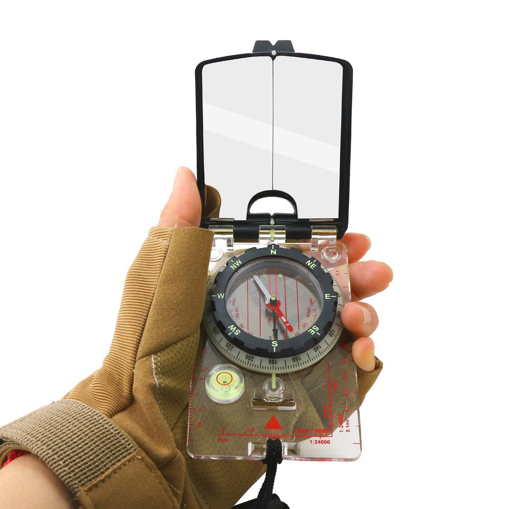 Portable Orientation Compass Navigation Tool For Outdoor Adventure With Map Scale And Neck Strap Ideal For Explorers