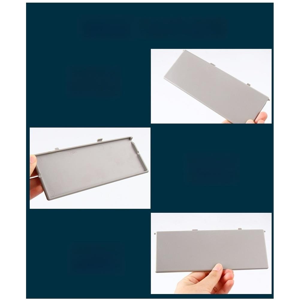 Visor Replacement Makeup Mirror Cover Sun Visor Replacement Perfect Fit Integration Dual Card Slots Snap-on Installation