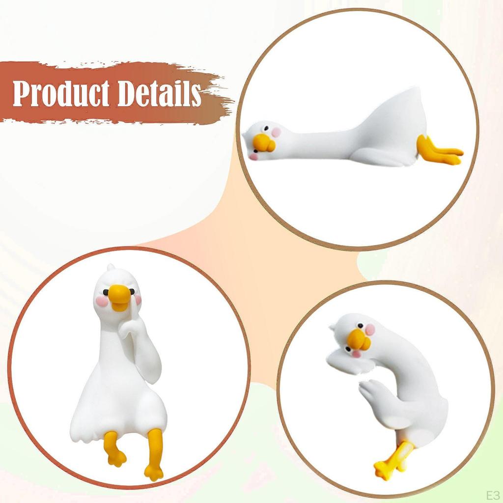 Computer Decor Figurines Center Console Screen Decorations Mini Animal Statues