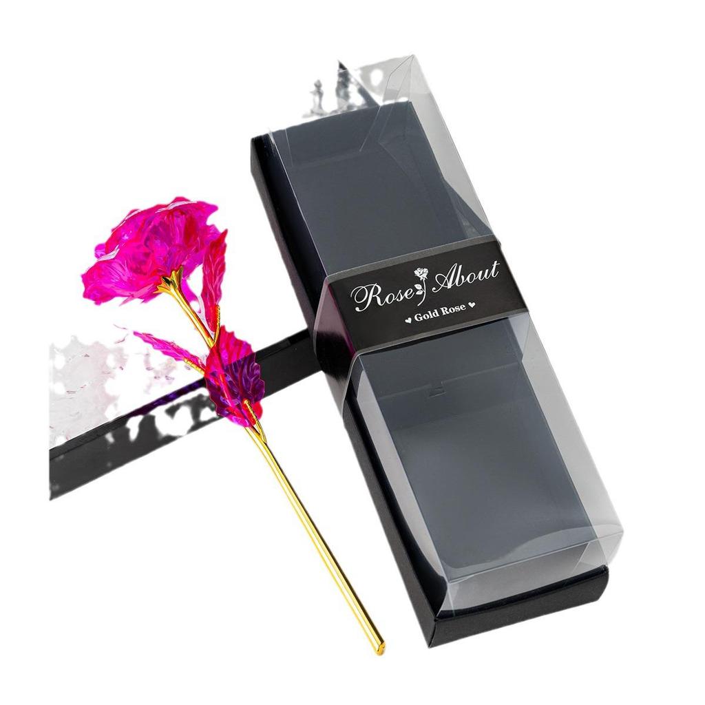 Gold Foil Rose Flower Gift – Perfect for Birthdays & Valentine's Day