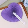 1Pc Wedding Heart-Shaped Paper Folding Fan For Birthday Party Souvenirs Anniversary Engagement Baby Baptisms Guest Gifts