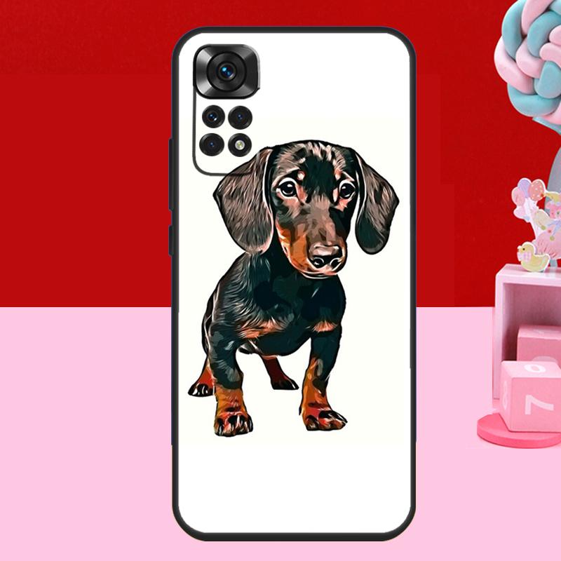 Dachshund Teckel Dackel Dog Case For Xiaomi Redmi Note 14 13 12 10 11 15 Pro Plus Redmi 15 C 10C 12C 13C 14C Soft Cover