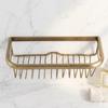 Wall Mount Shower Caddy Basket Shampoo Storage Holder  Bathroom Shower Washroom Restroom Kitchen