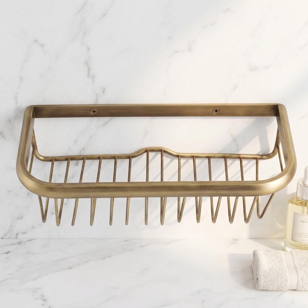 Wall Mount Shower Caddy Basket Shampoo Storage Holder  Bathroom Shower Washroom Restroom Kitchen