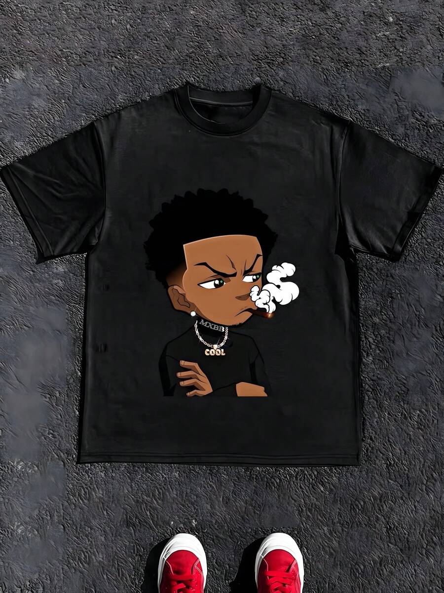 Muhammad Ali poster print unisex short-sleeved crew neck T-shirt L