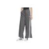 Adidas Originals Oversized Track Pants With Three-Stripe Color Block Women Bottoms Dark-Grey JJ3360