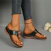 Women's Fashionable Oversized Ethnic- Herringbone Sandals