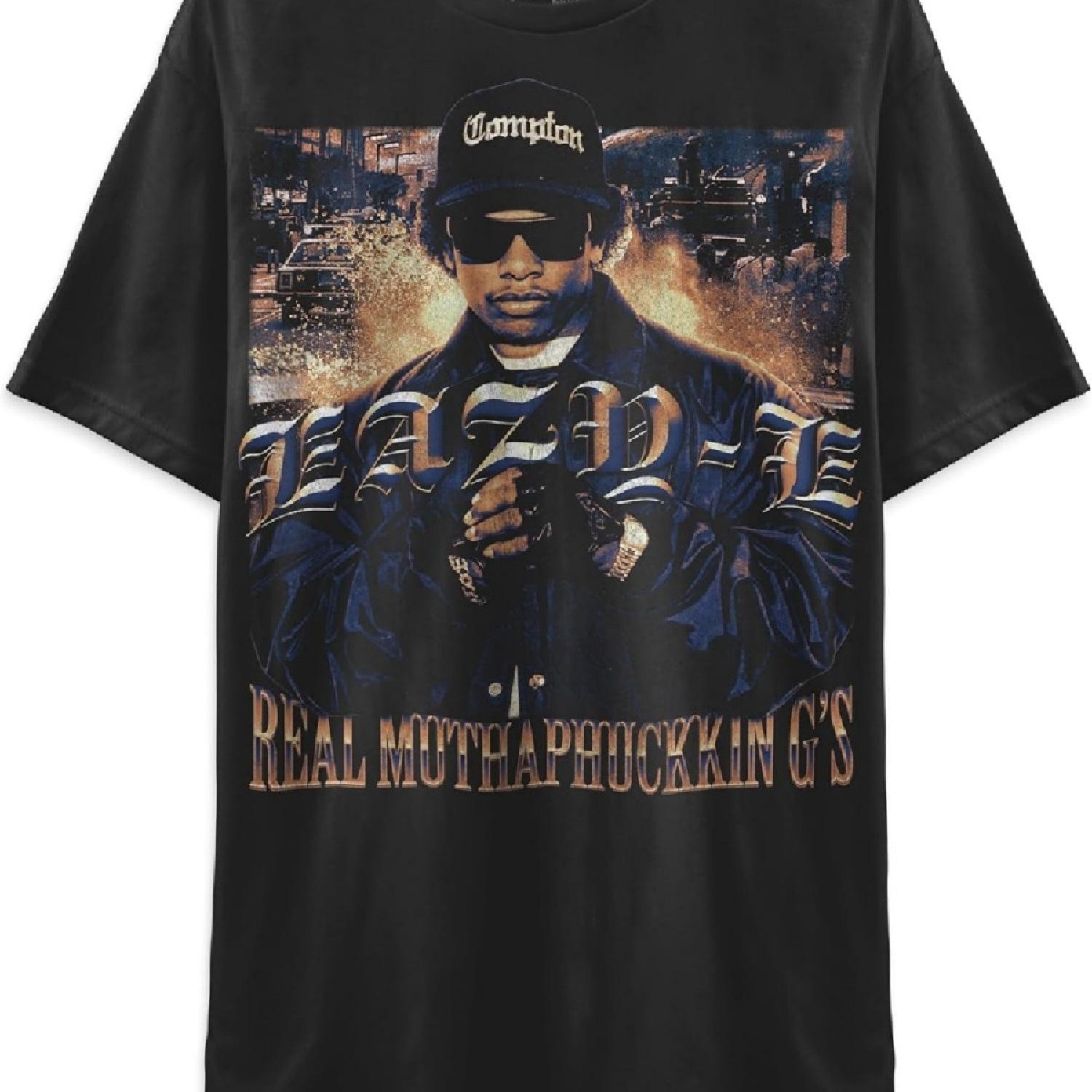 

Eazy E Real Muthaphucckkin G s Bootleg Retro Vintage Unisex Classic T-Shirt XXXXXL чёрный