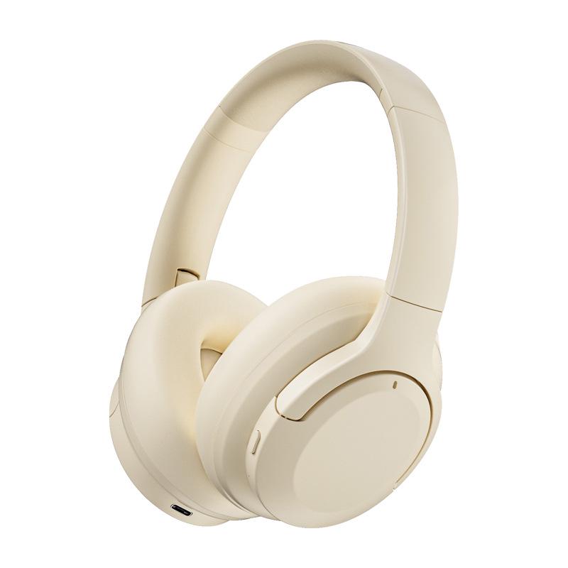 ANC Wireless Over-Ear Bluetooth Headphones with Heavy Bass and Active Noise Cancelling for Sports and Gaming