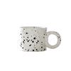 Nordic Ceramic Coffee Mug Porcelain Splashing Ink Design Coffee Cup with Handle Creative Breakfast Water Milk Cup for Household