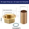 Kitchen Basin Mixer Tap Repair Fitting Kit Threaded Brass Tube Nut Install Parts For Faucet Repair Kitchen Faucet Accessories