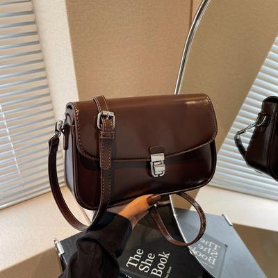 Fashion Versatile Small Square Bag Spring New High-end Simple Casual Shoulder Bag Trendy Messenger Bag