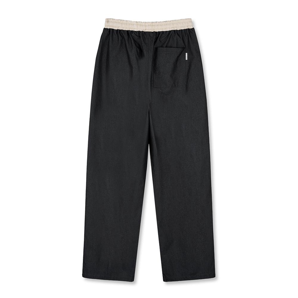 NAKED SURF CLUB Bio Cotton Wide Pants (Black)