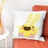 HHappy Tree Friends HTF Cuddles Pillow Case Silky Short Plush With Invisible Zipper Dustproof Sofa Cushion Cover For Home Decor
