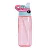 Borraccia per Bambini da 500ml con Cannuccia Senza BPA Bambini Bere Tazza Sana per Scuola Grande Capacità Estate Sport Tazze di Plastica da Uomo e Donna