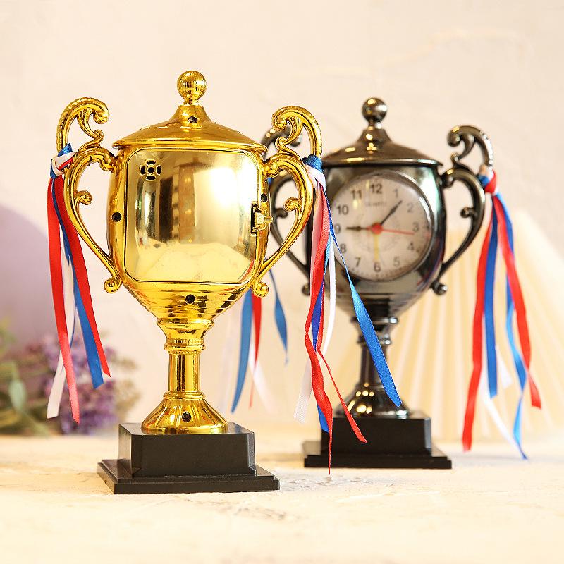 Cross-Border Overseas Trophy Bedside Alarm Clock: Study & Holiday Gift for Kids