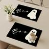 6pcs Halloween  Placemats Square Placemats Potholder Decoration
